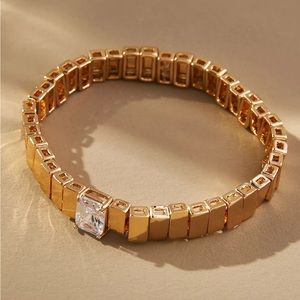 Stacked Mixed Metal Bracelet by Anthropologie